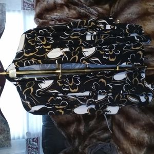 Slinky brand floral print large tunic wrap